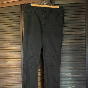 Old Navy Ultra High Rise Button Fly Rock Star Skinny Jean